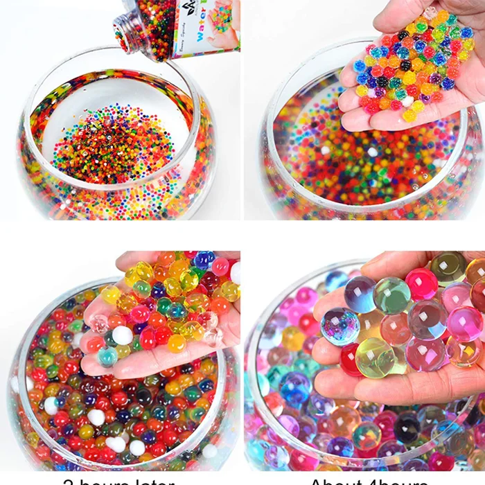 
Гидрогелевые Хрустальные Почвы, водные шарики, игрушки для детей 