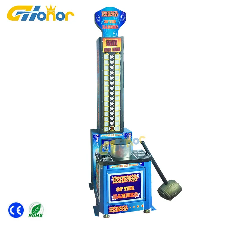 Big Punching Boxing Hercules Hammer Hitting Hammer Coin Operated Redemption Arcade Sports Game Machine