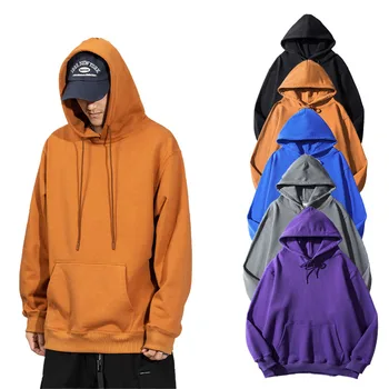 Free Sample Custom Logo 420g Men's Sweaters Hoodie With Pocket Winter Clothes For Men