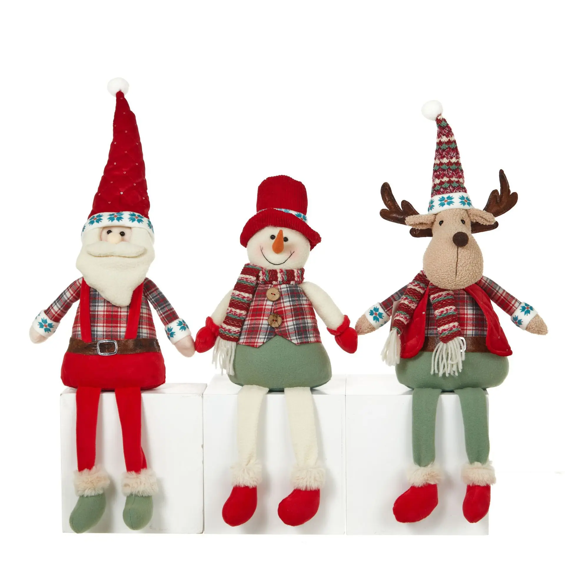 Venta al por mayor lindos muñecos colgantes de Navidad