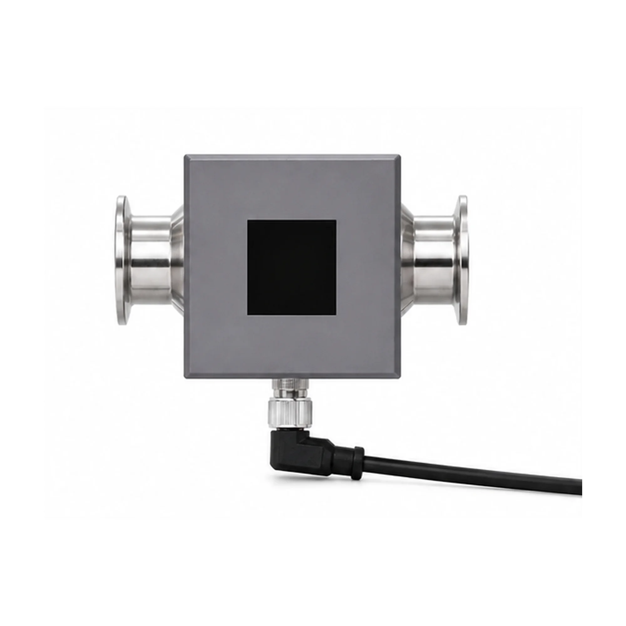 Straight Run Compact Electromagnetic Flow Meter IO-Link RS485 Modbus Liquid Cooling Flowmeter with Hastelloy C Electrode FMX280