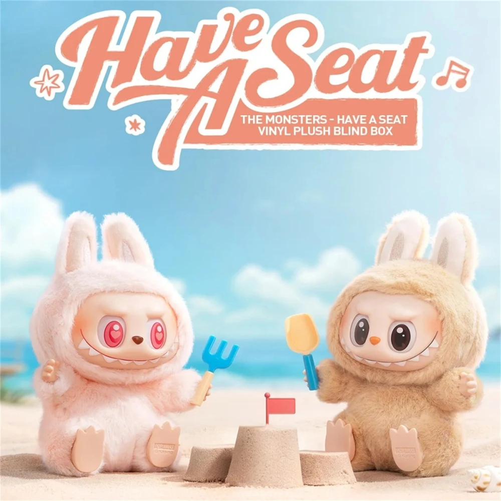 Original POPMART Macaron 2nd Generation LABUBU Have a Seat Party