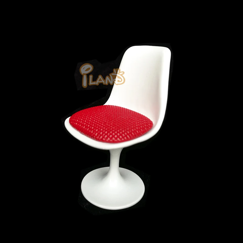 
 Миниатюры iland в масштабе 1:12, миниатюрный металлический стул для кукольного домика, Диона, сцена WL001  