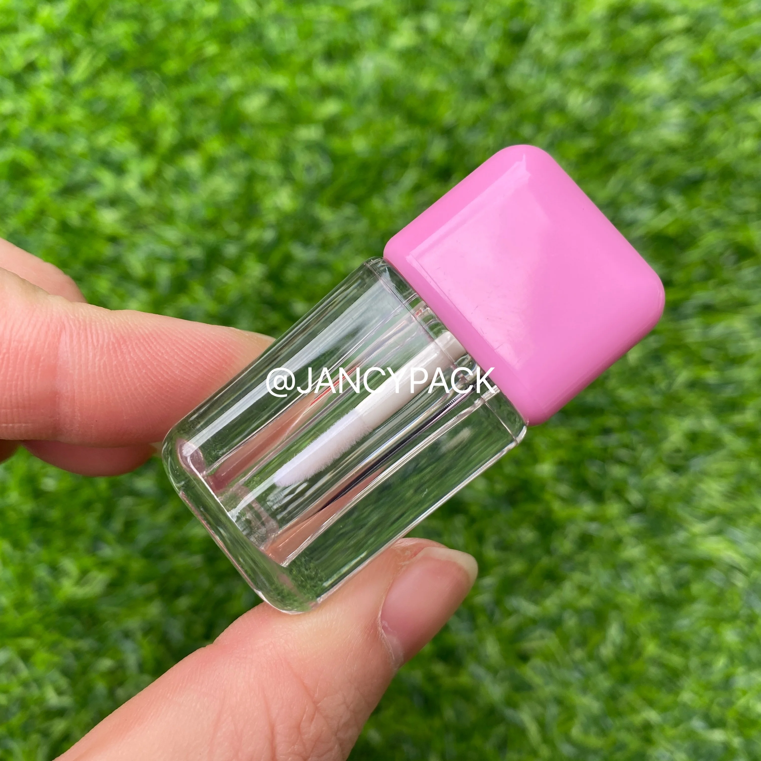 JANCYパックペットボトル4mlユニークなデザインスクエアかわいいリップ