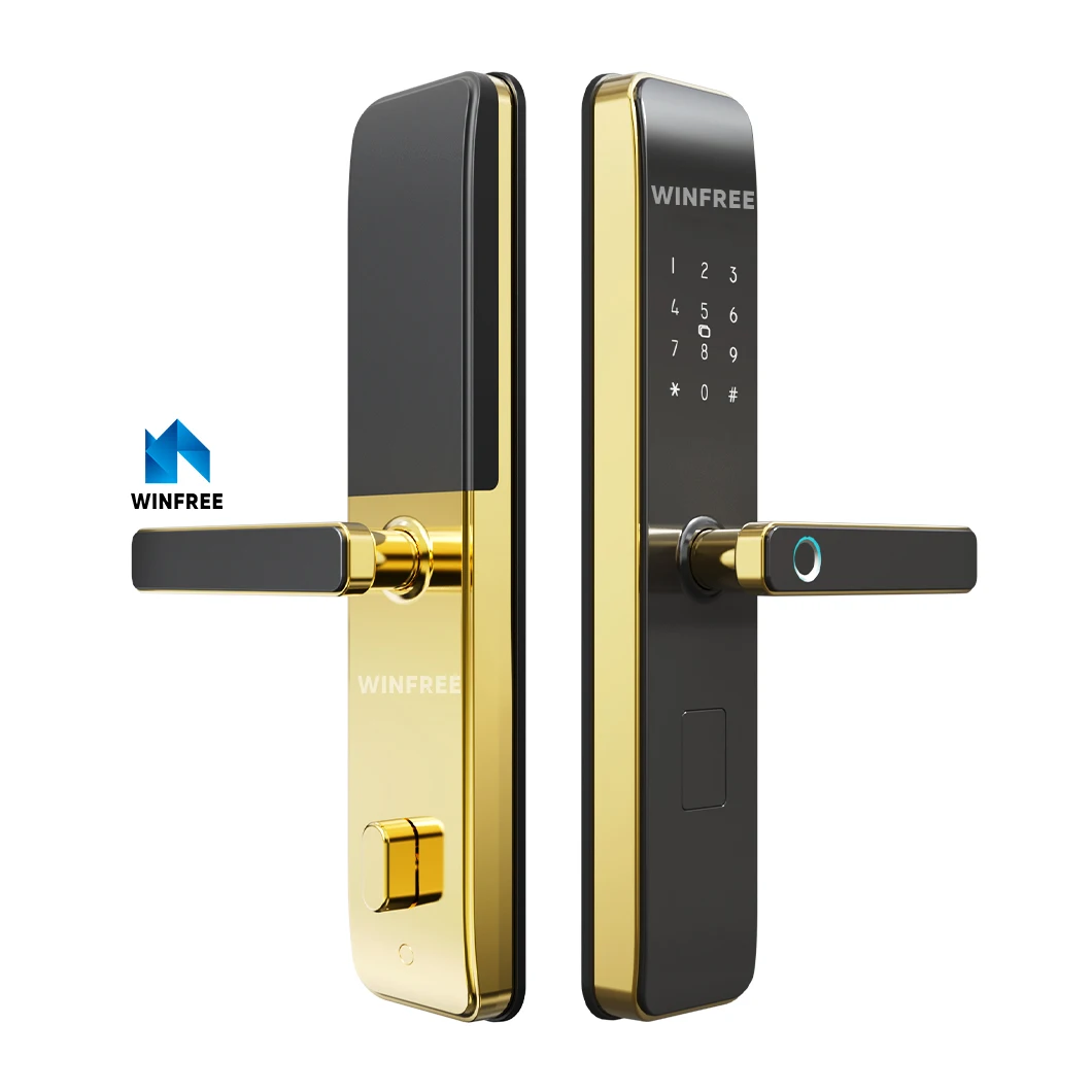 Wholesale Digital Security Door Lock Home External Fingerprint Intelligent Lock Smart Locks for Exterior Front Door