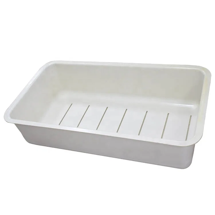 Custom Thick-sheet ABS Rectangular Plastic Food Grade Tray Vacuum Forming Plastic Tubs by Thermoforming Making Machine