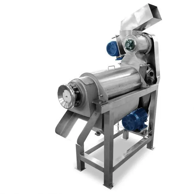 Acai Pulp Juice Making Machine Automatic Peanut Butter Filling Machine Paste Coconut Meat Blanching Machine
