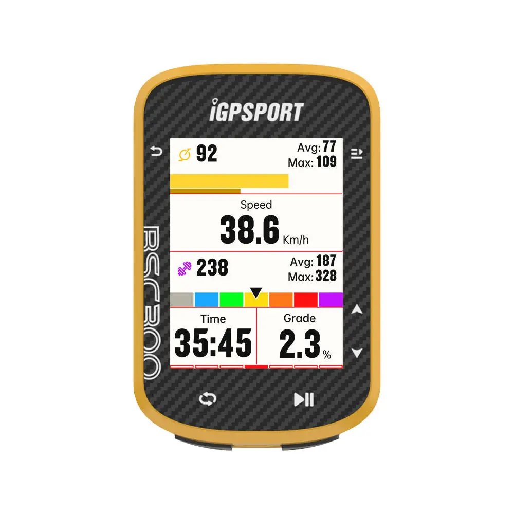 【ほぼ未使用】iGPSPORT BSC300 Igpsport BSC300 Wireless GPS Bike Computer - Offline MAP
