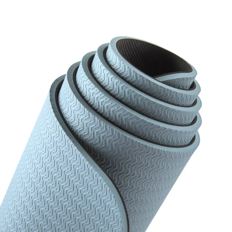 Custom 5mm Eco Friendly Anti Slip Pilates Natural Rubber Tpe Yoga Mat