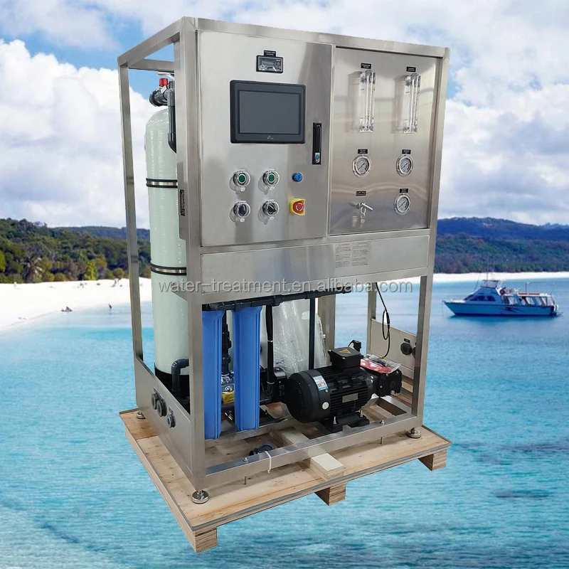 Seawater Desalination RO Plant Boat Watermaker Salty Water Desalinator ...