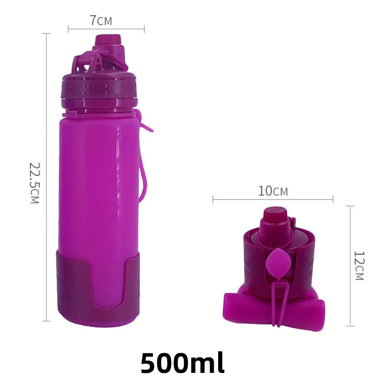 Factory Collapsible Water Bottles Ecofriendly Foldable Portable