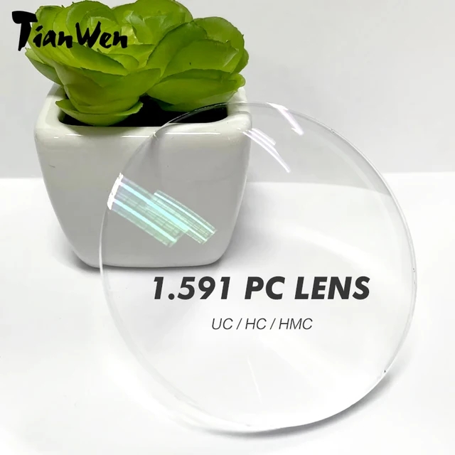 1.59 PC Polycarbonate Anti-Glare AR Coating  Green Blue Coating Blue Cut Block Lens