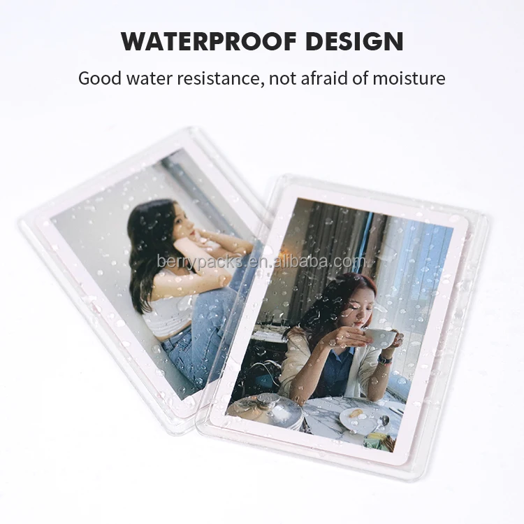 New Launched Premium Kpop Clear Toploader Photocard Single Sleeve