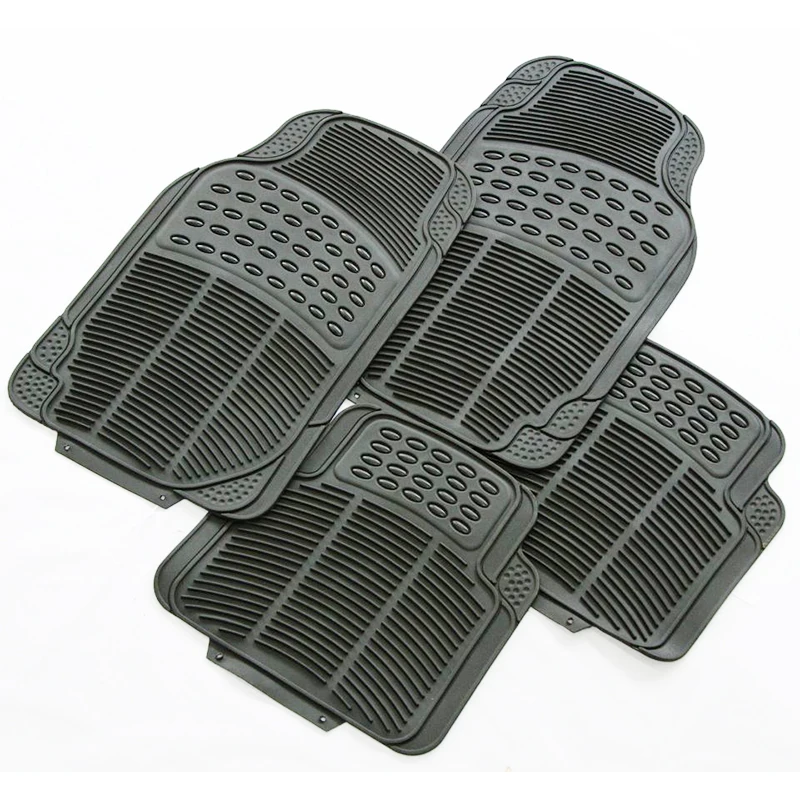 Rubber Pvc Universal Floor Oem Design Full Set 4pcs Non Slip Car Mat