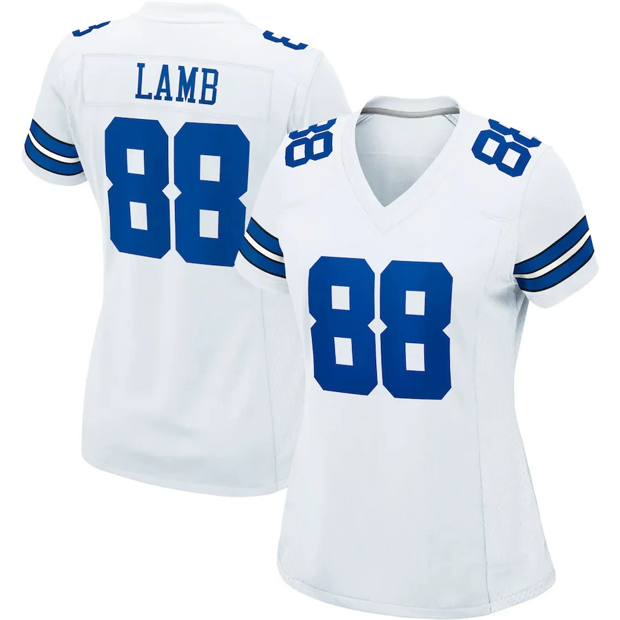 Wholesale CeeDee Lamb Dallas Women's Player Jersey #88 Fashion Sexy USA  Football VP Limited Jersey Shirt For Lady - Navy From m.