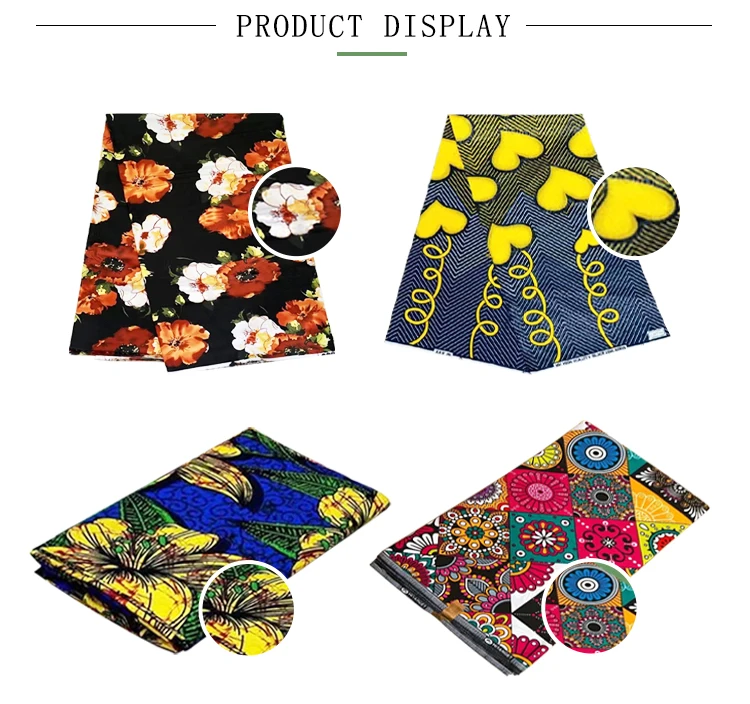 Wholesale Custom 2023 New Upscale High Quality Ankara African Wax