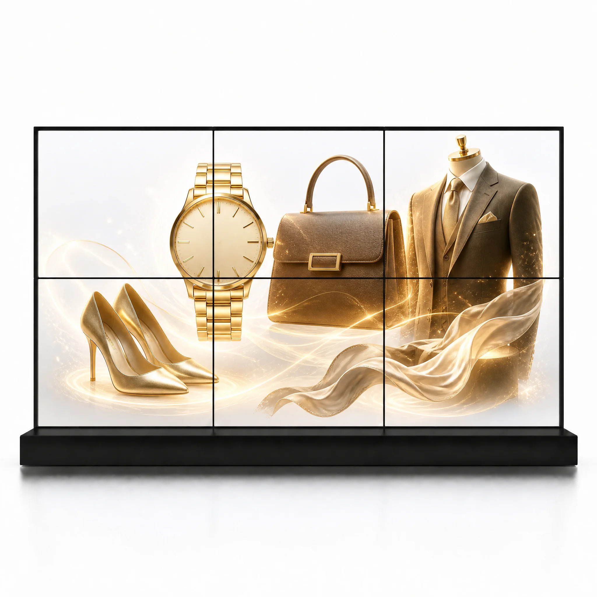 77 Inch Transparent AMOLED Display Module LW770PQL 3840(RGB)*2160 600 Nit -I Input Android Intelligent Advertising Display