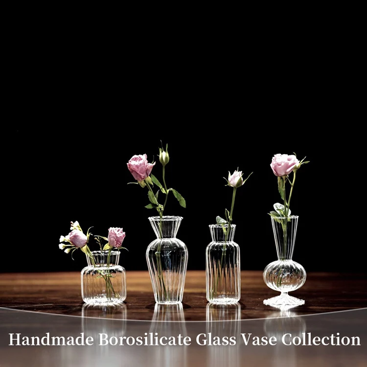 Amazon Top Seller New Arrivals Home Decor Bling Glass Flower Amber