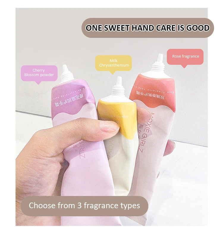 Rose moisturizing hand cream