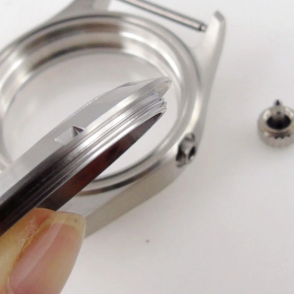 200m Waterproof 36mm Pilot Watch Case For Female Sapphire Glass For