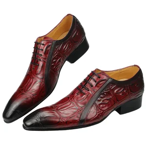 Italian Designer Men's Leather Dress Shoes Deluxe Pointed Toe Loafers for Business Weddings Soft for Spring Summer