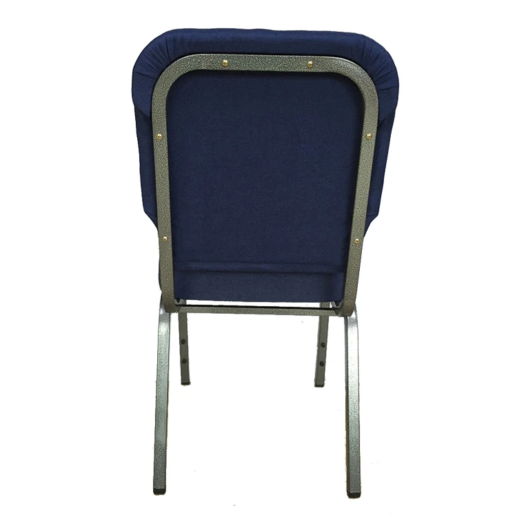 Free Sample Royal Blue Used Church Chairs for Sale Padded Chair for Lectern Church in Kenya