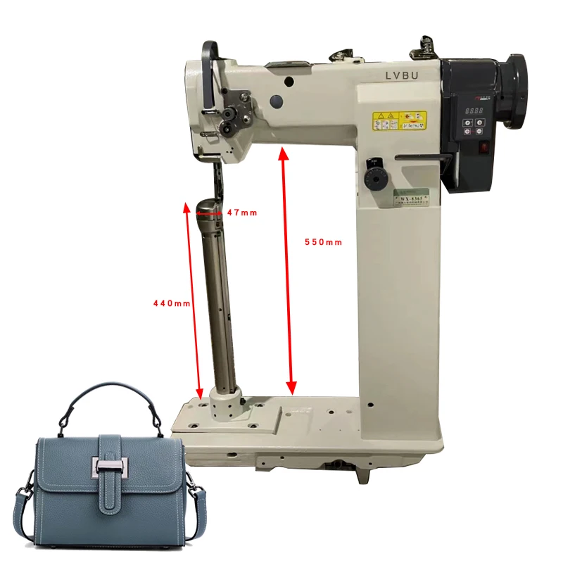 Lvbu 8365 Union Feed Post Bed Triple Feed Leather Bag Industrial Sewing
