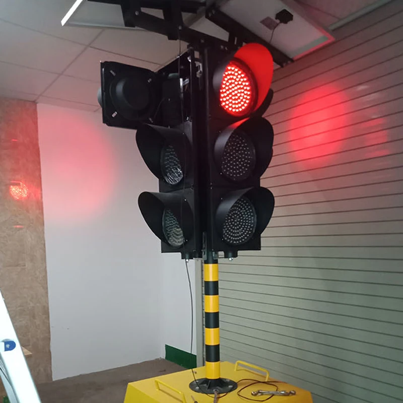 XINTONG Дорожная безопасность 200 мм Светодиодные Сигнальные огни красный желтый зеленый полный шаровой сигнал Солнечный