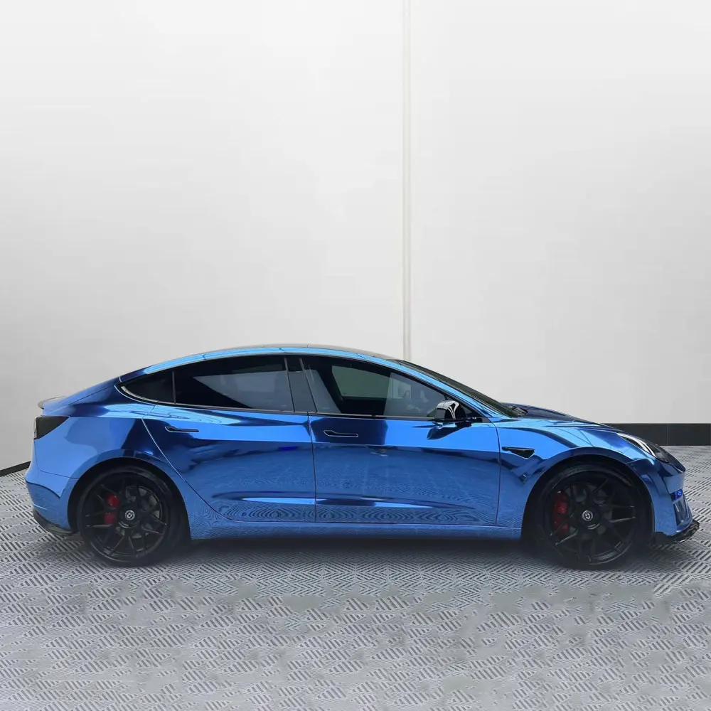 Gloss Blue TPU Color Paint Protection Film Color 8 Mil Anti-Yellowing Car Blue Color Baby Film PPF