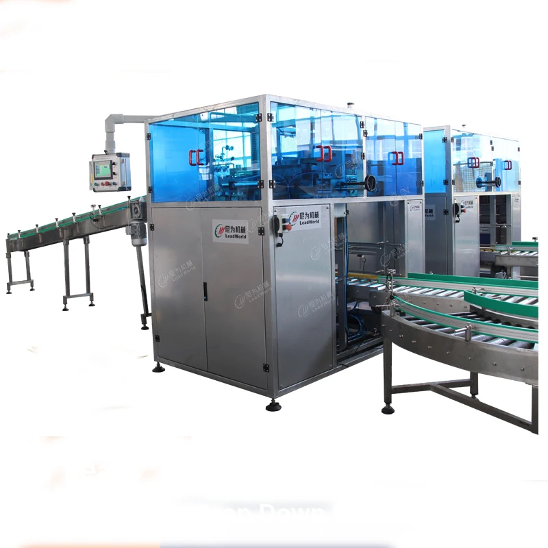 High Speed Automatic Carton Case Packer Packing Machine for Pet Bottle Can