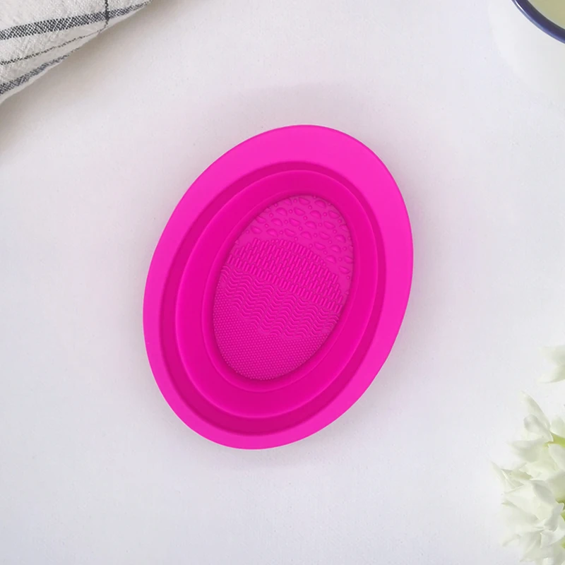 Makeup Brush Cleaning Bowl Brush Cleaner Silicone Makeup Cleaning Mat