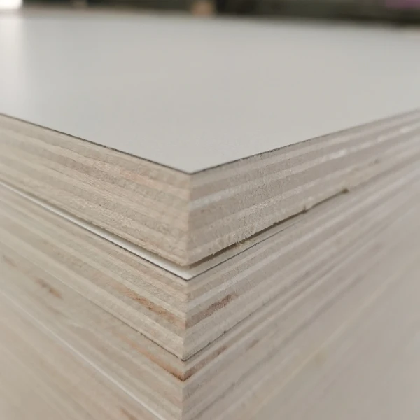 Modern 16mm 18mm High Glossy HPL Laminate Sheet Birch/Pine/Poplar Main Material Melamine Veneer Board Surface for Furniture Use