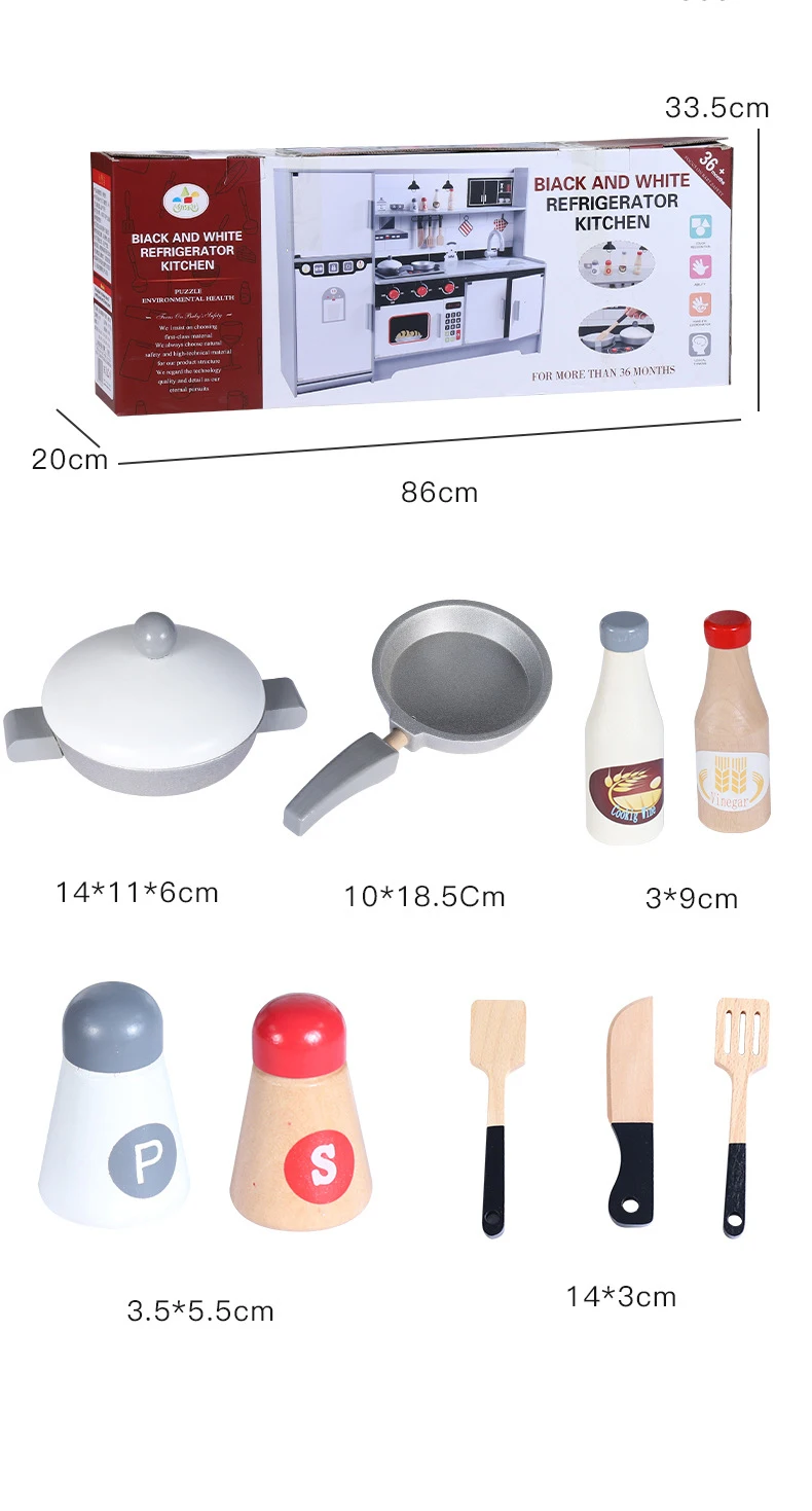 Wooden Montessori Toys Kitchen Play Set Montessori Wooden Toys Mini