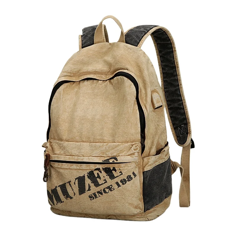 muzee canvas backpack
