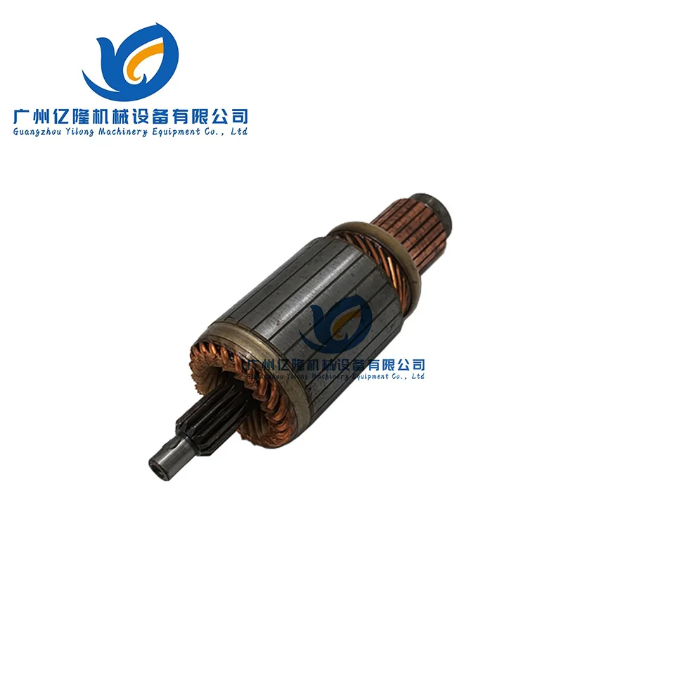 4HK1 Starter Alternator Rotor 24V Armature Solenoid 5KW Stator Motor Spare Parts Rotor