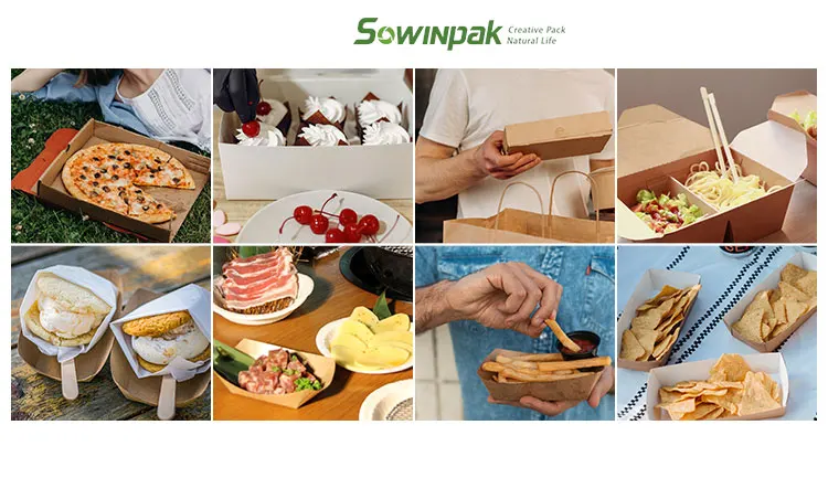 Eco-friendly Wholesale Popcorn Food Containers Square Shape Takeaway Packaging for Cinema Popcorn details