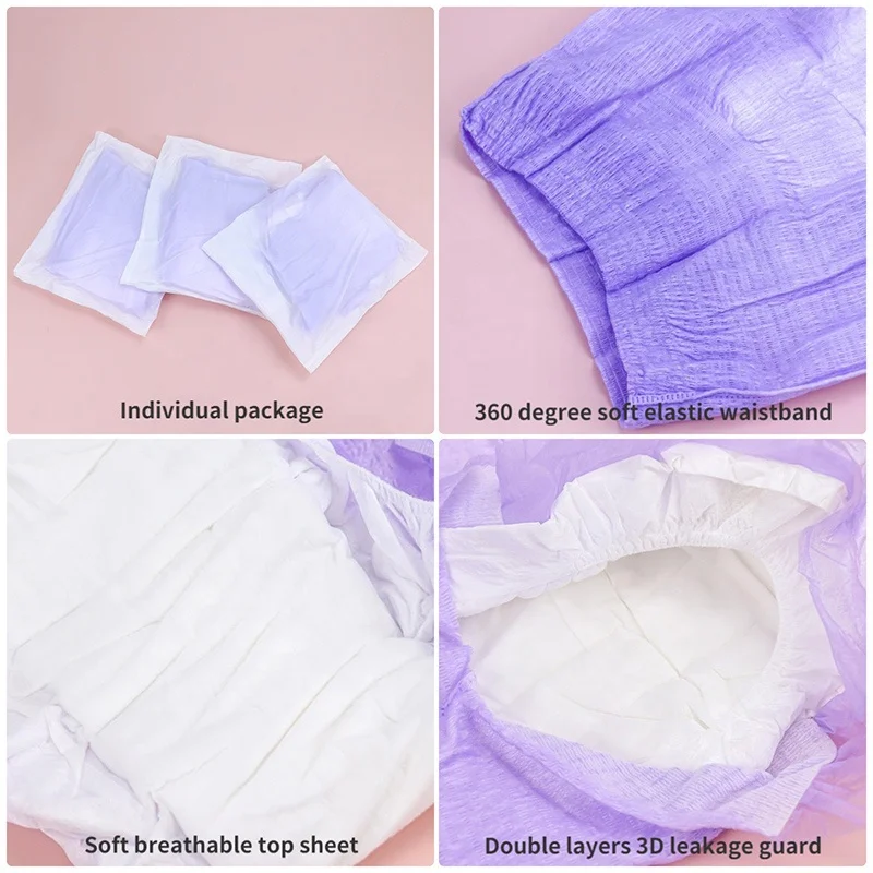 Lady Kitty Oem Teen 4 Layers Disposable Period Panties Menstrual ...