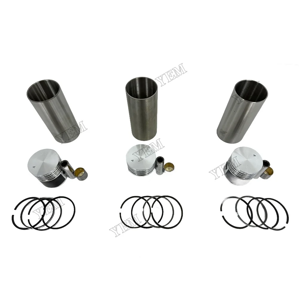 Cylinder Liner Kit Fit for Mitsubishi K3B Engine 5