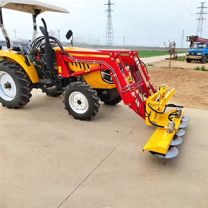 75HP Tractor Loader Mounted Hydraulic Tree Cutter | Easy Operation ...