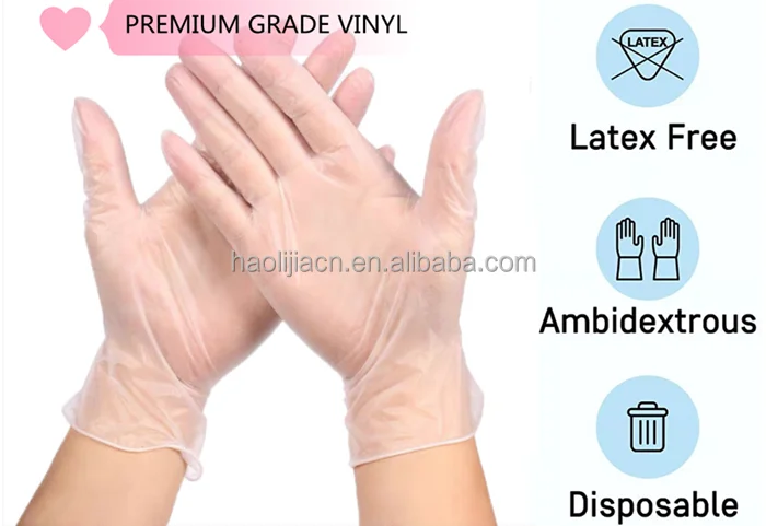 high quality disposable pvc gloves