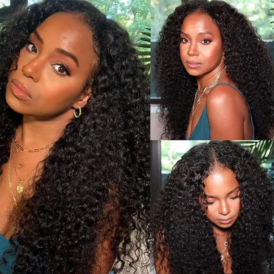 Brazilian Virgin Remy Hair Weave Human Hair Curly Bundles_voghion.com