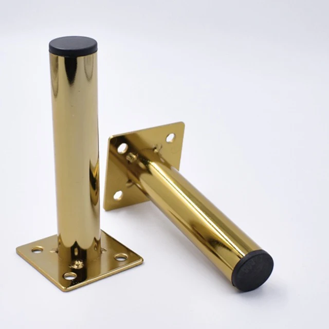 Metal Furniture Legs Gold Sofa Metal Legs Chrome Luxury Iron Cheap Sofa Legs Golden Round