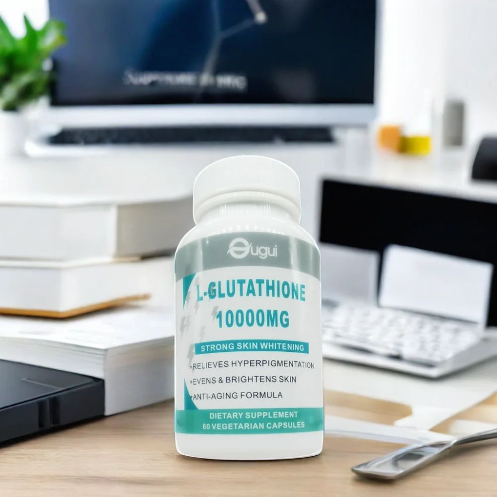 strong glutathione pills Extreme Skin Whitening 60-Capsule Supplement High-Dose L-Glutathione  Collagen Anti-Aging Pills Vitamin Antioxidants