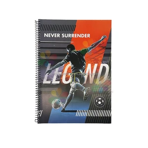 Good Quality Customized Cover  Different Type and Designs A4  Manufactured Spiral Notebook for Students