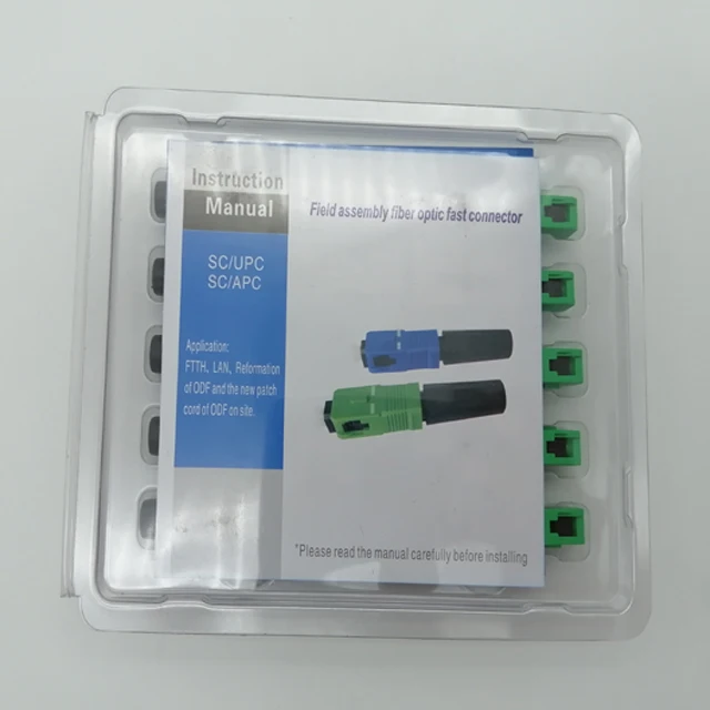 Field Assembly Type B Single Mode Single Mode Sc/apc Ftth Fast ...