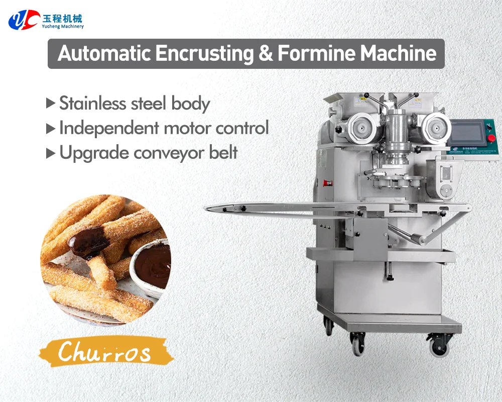 2022 Churros Equipment Production Line Factory Automatic Churros Making/Encrusting Machine details