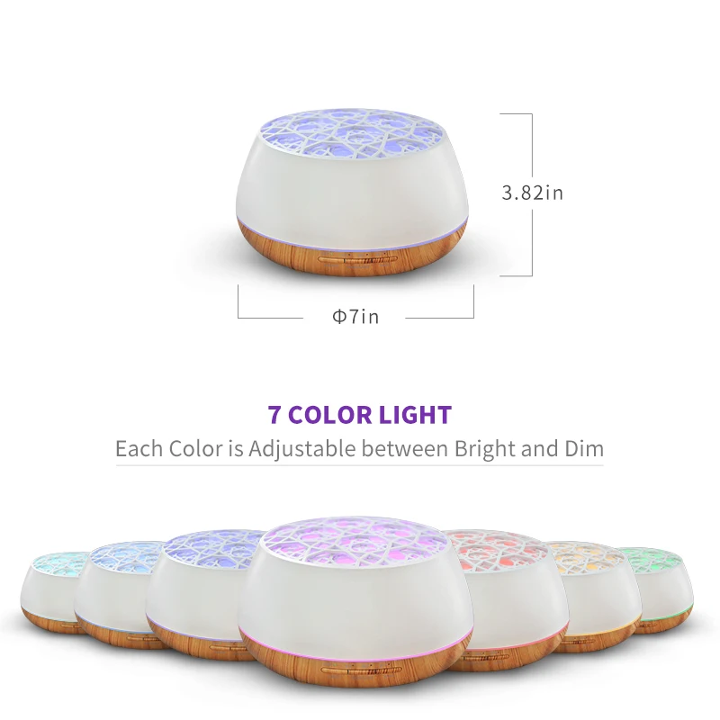 Portable Ultrasonic 400ml Humidifier with Aromatherapy Function Outdoor Car Aroma Diffuser Mist Maker Machine