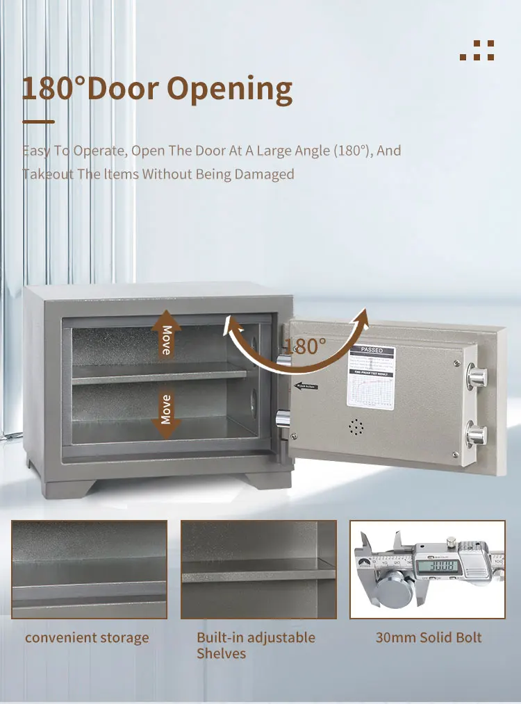 CEQSAFE  Cajas De Seguridad Kluis Fuertesafer Money Coffre Fort Dvr Fuertes Digital Safe Electronic Large Fire Proof Safe Box details