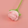 Rosa burbuja de un solo tallo color rosa carne (cabeza de flor de 3.5 cm)