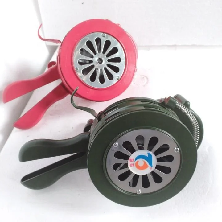 Horns Air Raid Hand Crank Siren Loud Heavy Duty Tornado Alarm Fire & Air-Raid Al
